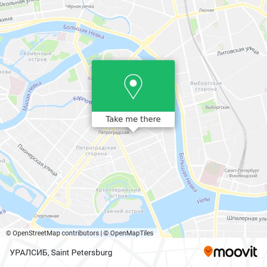 УРАЛСИБ map