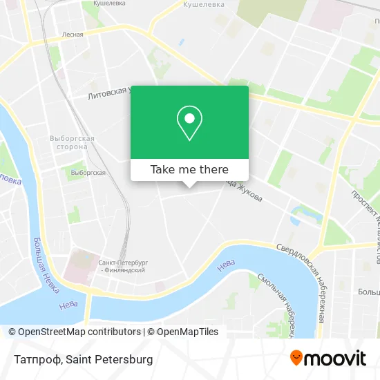 Татпроф map