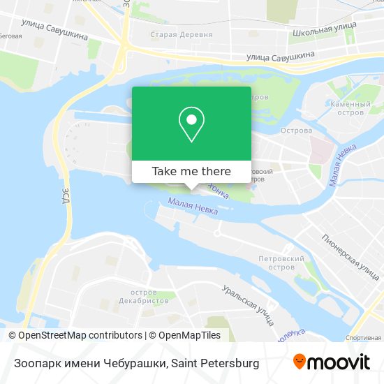 Зоопарк имени Чебурашки map