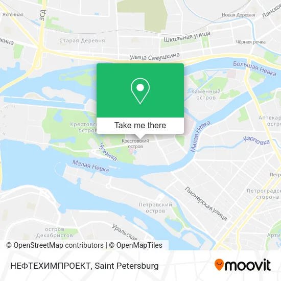 НЕФТЕХИМПРОЕКТ map