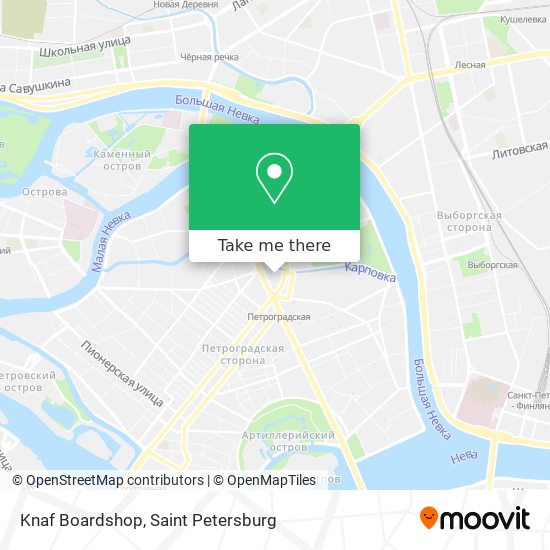 Knaf Boardshop map