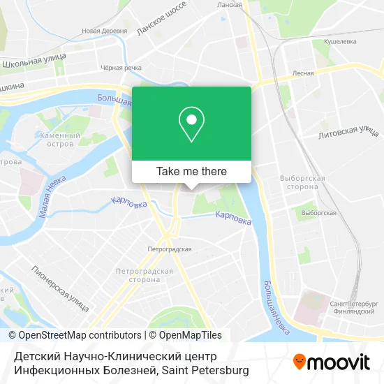 Детский Научно-Клинический центр Инфекционных Болезней map