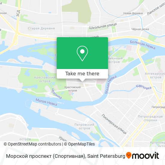 Морской проспект (Спортивная) map