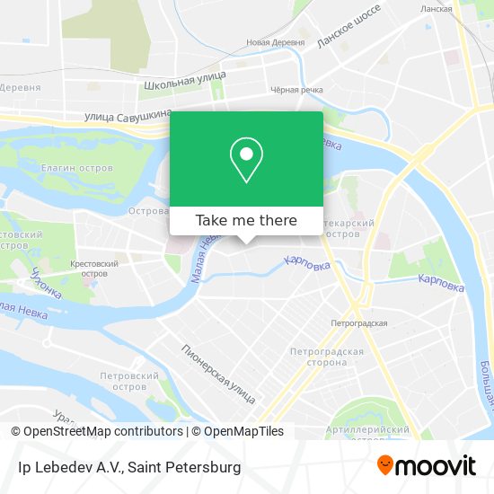 Ip Lebedev A.V. map