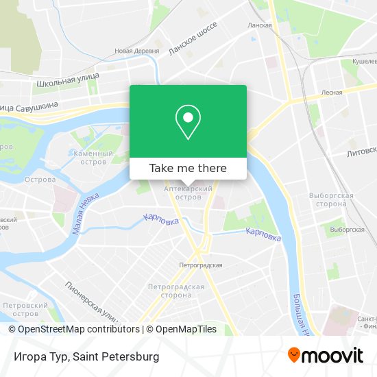 Игора Тур map
