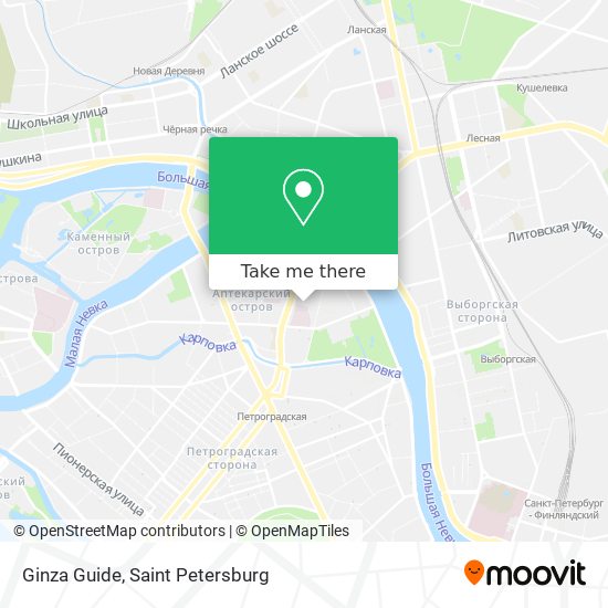 Ginza Guide map