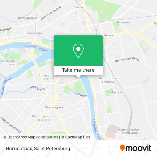 Ингосстрах map
