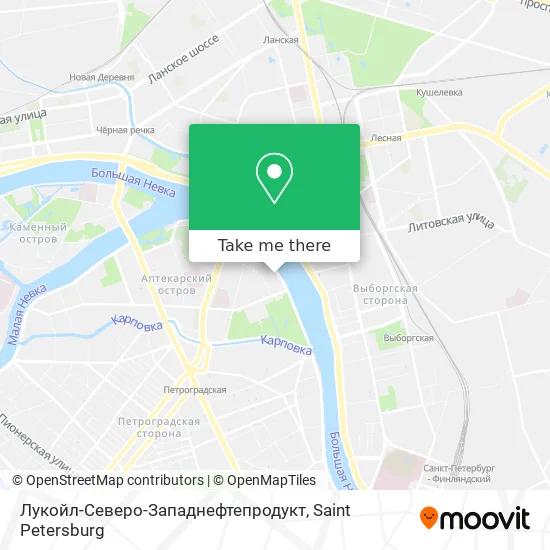 Лукойл-Северо-Западнефтепродукт map