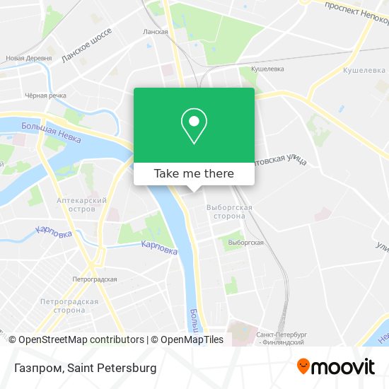 Газпром map