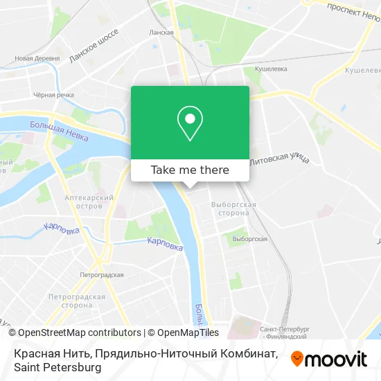 Красная Нить, Прядильно-Ниточный Комбинат map