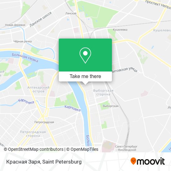 Красная Заря map
