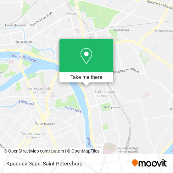 Красная Заря map