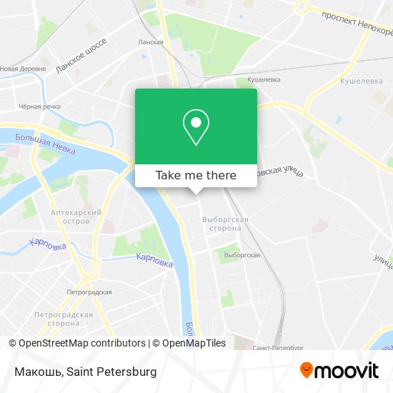 Макошь map