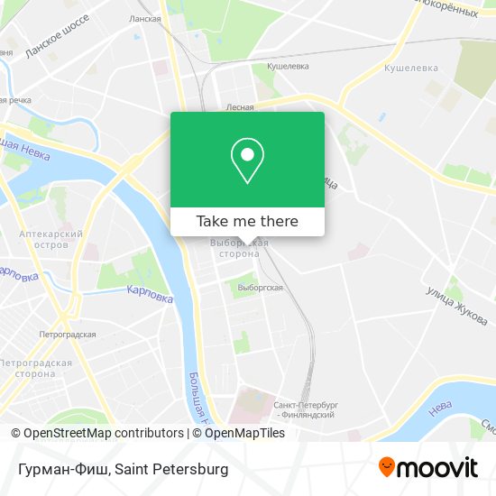 Гурман-Фиш map