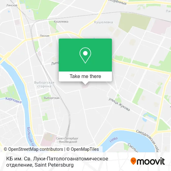 КБ им. Св. Луки-Патологоанатомическое отделение map