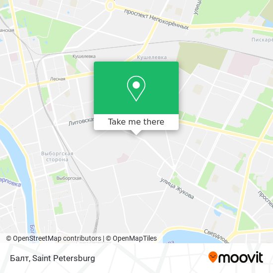 Балт map