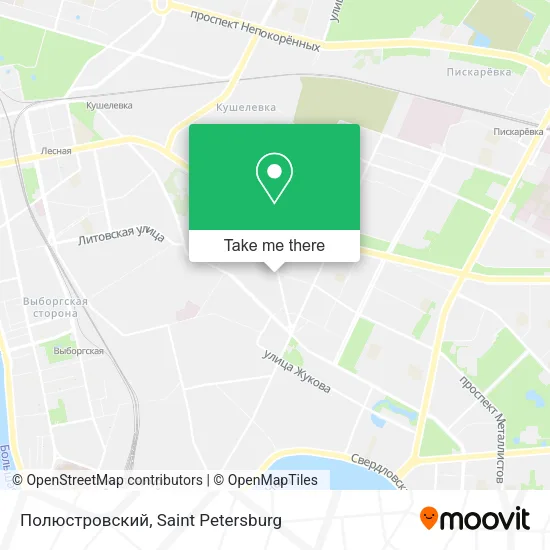 Полюстровский map