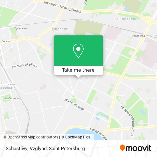 Schastlivyj Vzglyad map