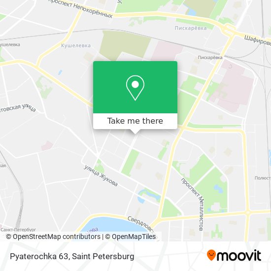Pyaterochka 63 map