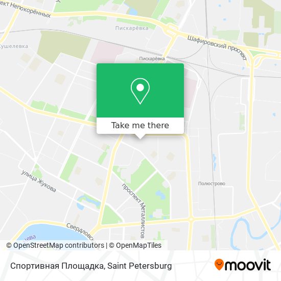 Спортивная Площадка map