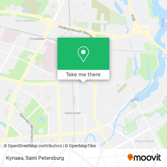 Купава map