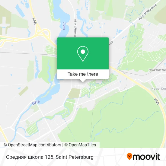 Средняя школа 125 map