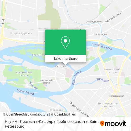 Нгу им. Лесгафта-Кафедра Гребного спорта map