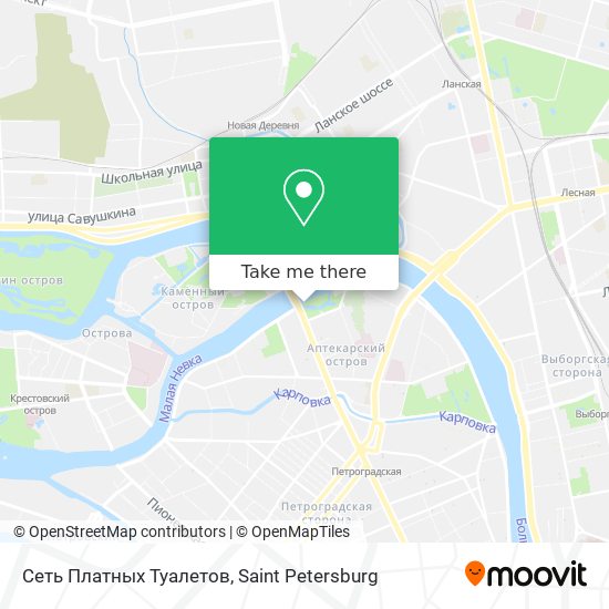 Сеть Платных Туалетов map