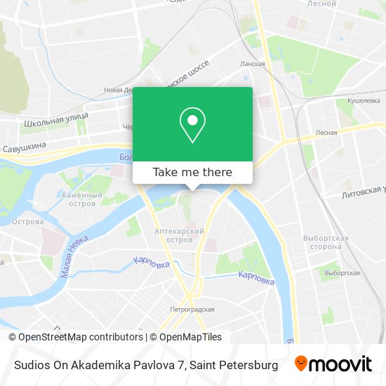 Sudios On Akademika Pavlova 7 map