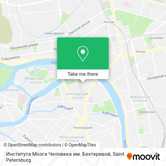 Института Мозга Человека им. Бехтеревой map