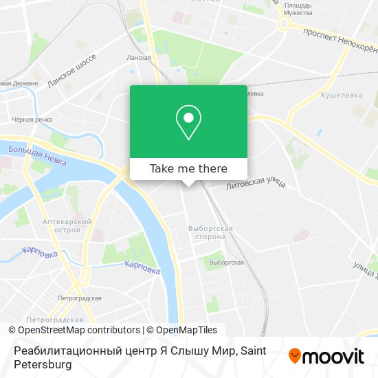 Реабилитационный центр Я Слышу Мир map