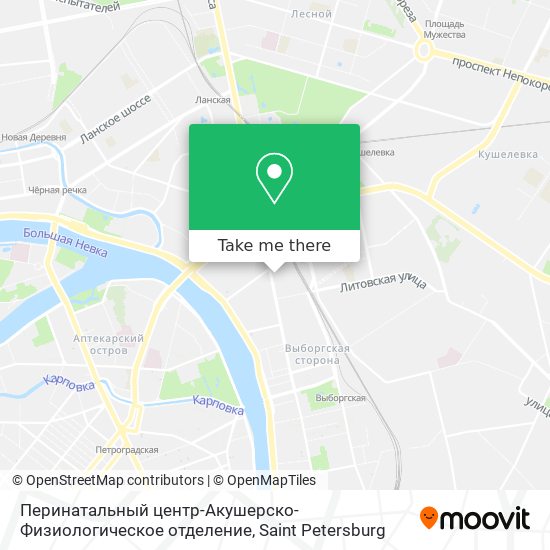 Перинатальный центр-Акушерско-Физиологическое отделение map