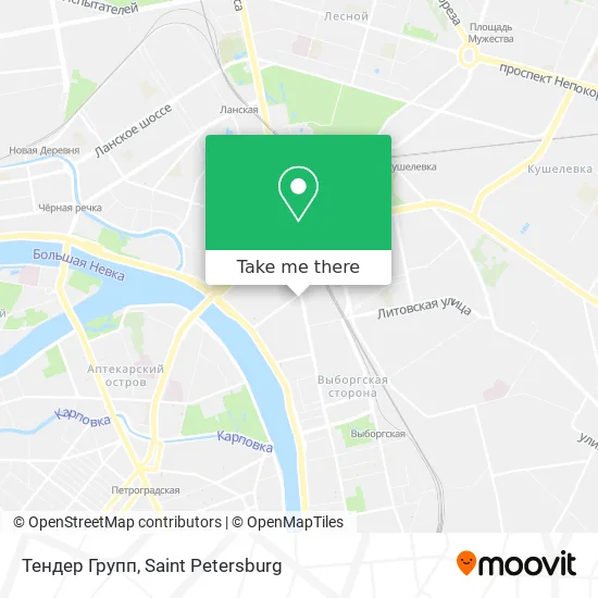 Тендер Групп map