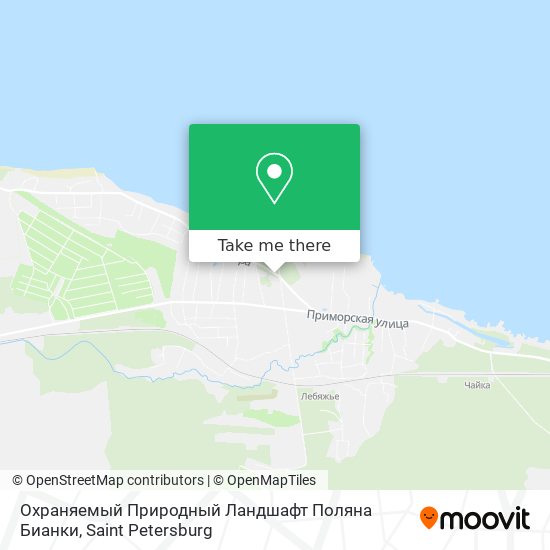 Охраняемый Природный Ландшафт Поляна Бианки map