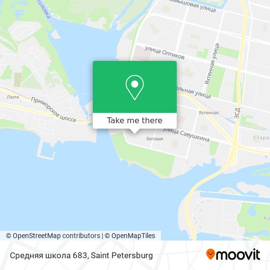 Средняя школа 683 map