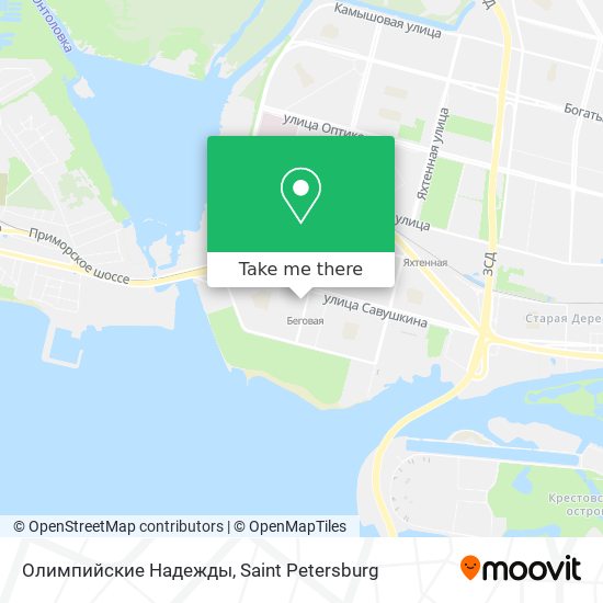 Олимпийские Надежды map