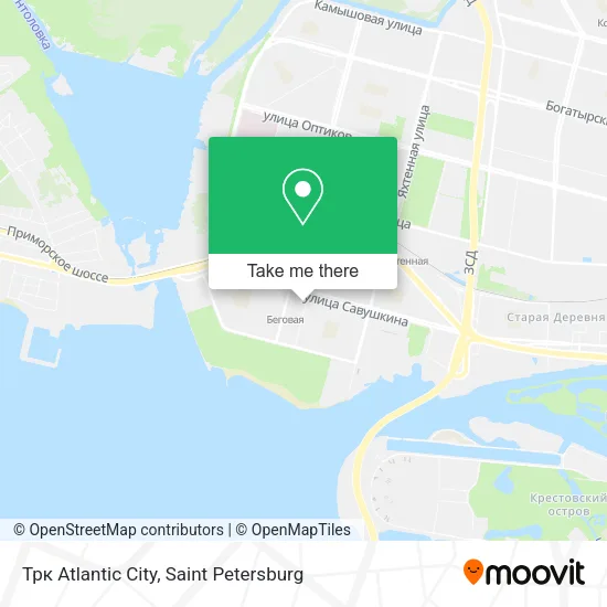 Трк Atlantic Сity map