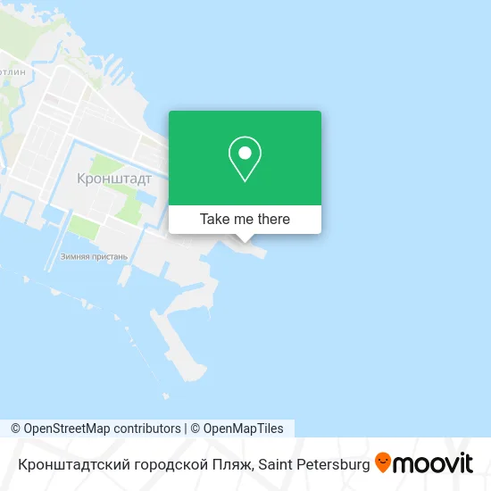 Кронштадтский городской Пляж map