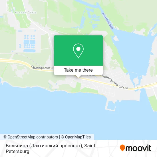 Больница (Лахтинский проспект) map
