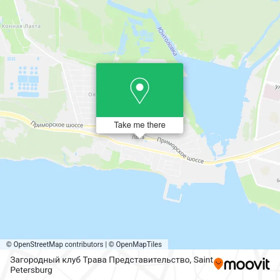 Загородный клуб Трава Представительство map