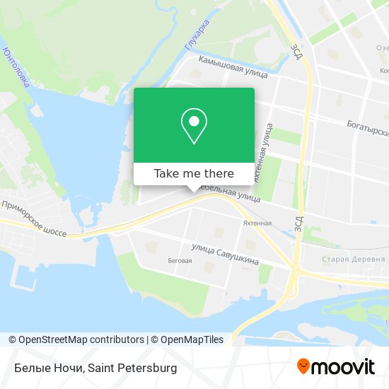 Белые Ночи map