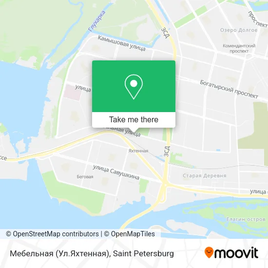 Мебельная (Ул.Яхтенная) map