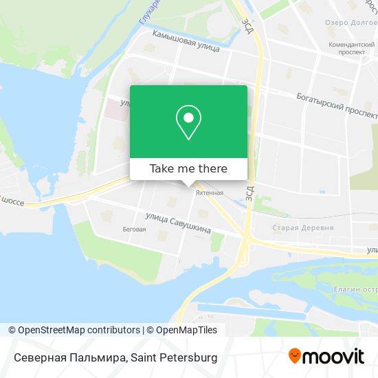 Северная Пальмира map