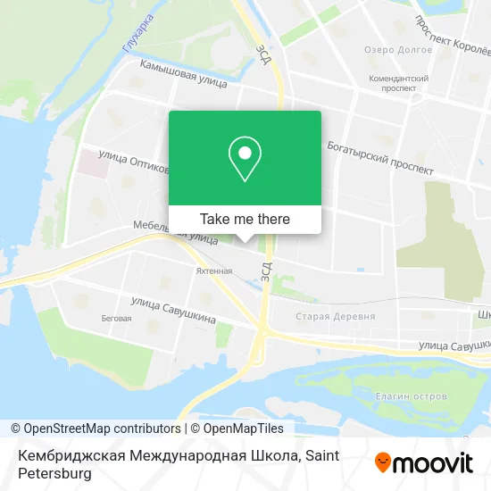 Кембриджская Международная Школа map