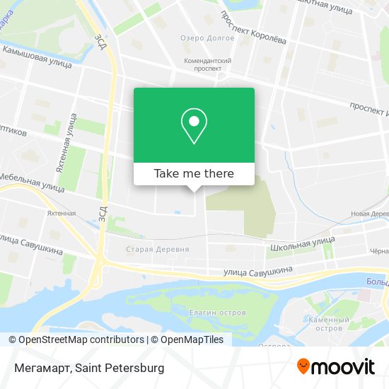 Мегамарт map