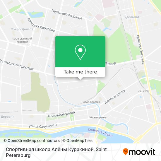 Спортивная школа Алёны Куракиной map