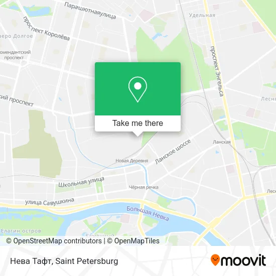 Нева Тафт map