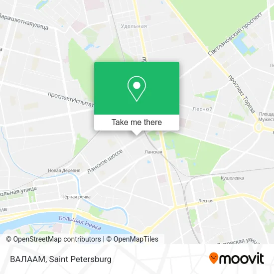 ВАЛААМ map