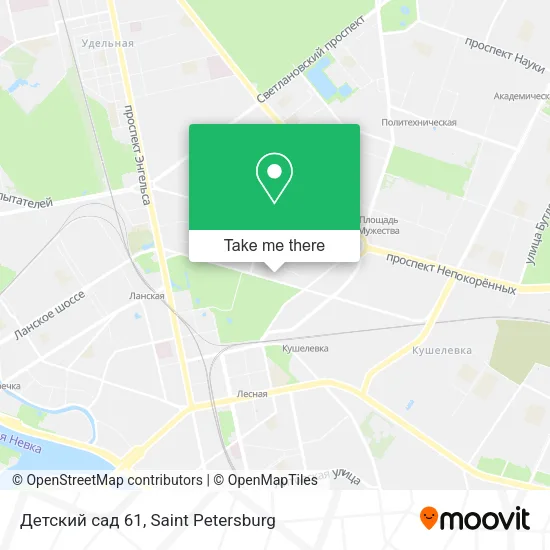Детский сад 61 map