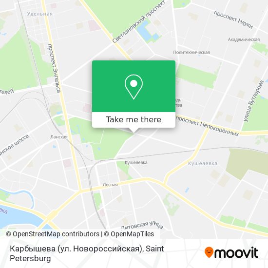 Карбышева (ул. Новороссийская) map